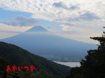 河口湖富士山と